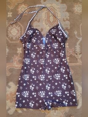 SPRTY Floral Bandeau Bikini